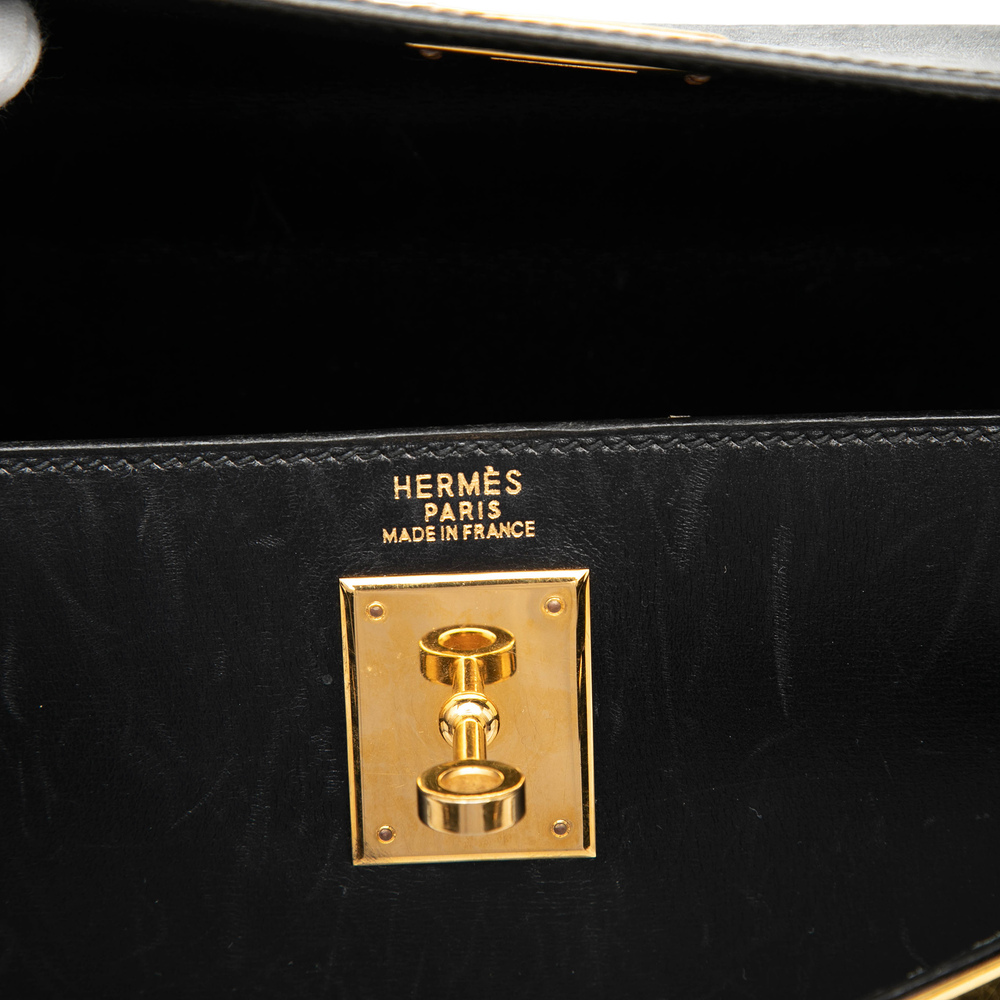 Pre-Loved Hermes Box Calf Kelly Sellier 32 - Picture 5 of 7